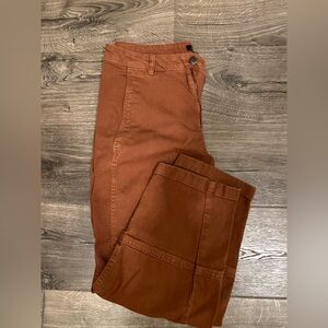 Quince Rust Barrel Chinos